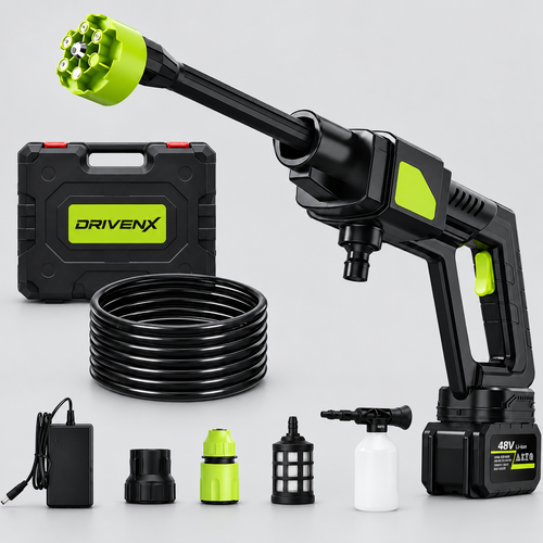Cordless Pressure Washer Gun – 1200 PSI, 6-in-1 Nozzle